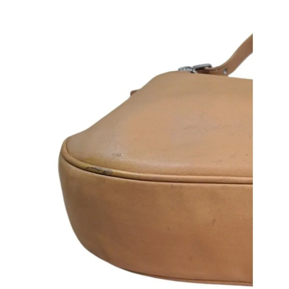 Coach Women's Vintage Zoe Tan leather Shoulder Hobo Bag Purse 9342